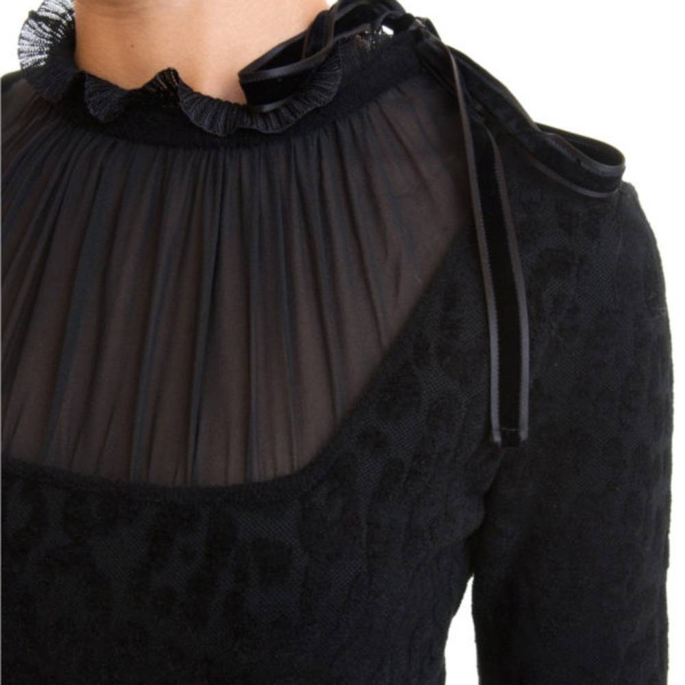 Robert Cavalli Tonal Layered Bell Dress - Picture 4 of 15